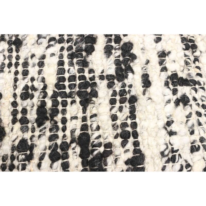 ECARPETGALLERY Braid weave Sienna Cream Wool Rug - 6'1 x 9'1