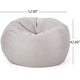 preview thumbnail 14 of 12, Comfortable Bean Bag Chair for Kids and Adults, with Removable Microsuede Cover