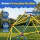 preview thumbnail 8 of 19, 6FT Geometric Climbing Dome Climber Playground for Kids 3-10, Climbing Toys for Kids - N/A