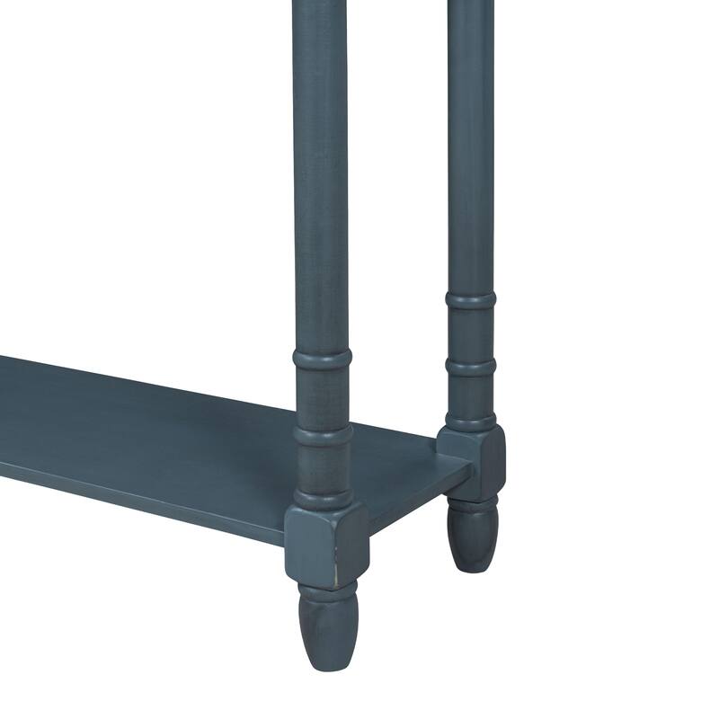 Console Table Sofa Table with Two Storage Drawers