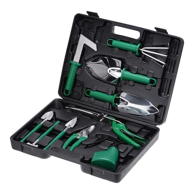 1 Set Garden Tool Set 10 Pieces Plastic Kit for Gardening Planting