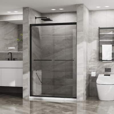 Premium Double Sliding Shower Door with Advanced Features for Bathroom