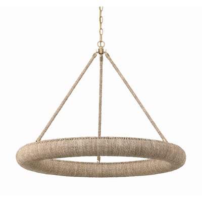 Crystorama Lighting Group OAK-7538 Oakley 8 Light 32" Wide LED Ring
