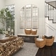 preview thumbnail 26 of 81, Handmade Dried Plant Wicker Contemporary Storage Basket