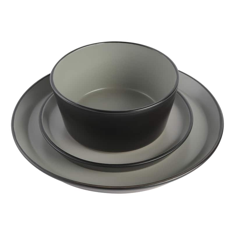Gibson Soho Lounge Sofia 12 Piece Coupe Dinnerware Set