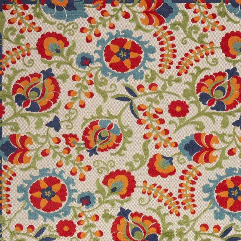 HomeRoots Contemporary Rectangle Outdoor Rug - 12' X 15'