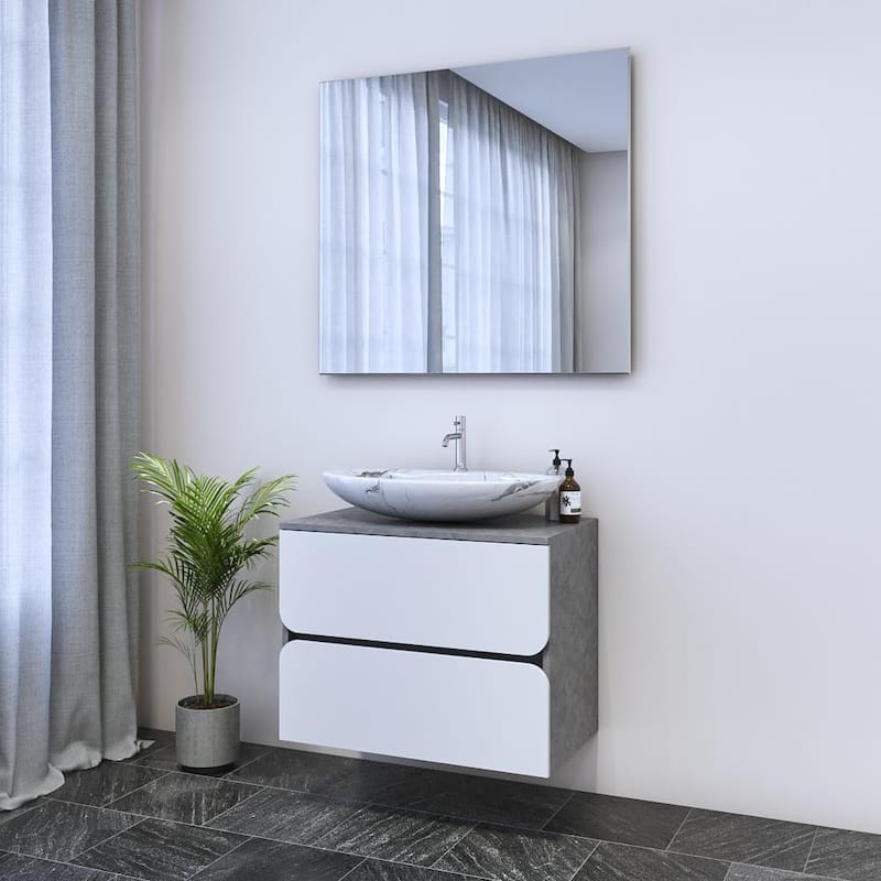 Azurro 2S 80 Floating Bathroom Vanity (32" Width)