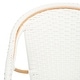 preview thumbnail 33 of 68, SAFAVIEH California Outdoor Bistro 26-inch Counter Stool with Arms - 23" W x 26" D x 43" H