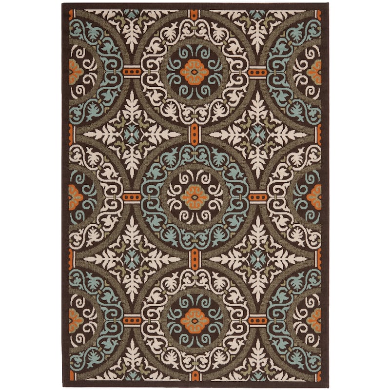 SAFAVIEH Veranda Rexhie Indoor/ Outdoor Waterproof Patio Backyard Rug