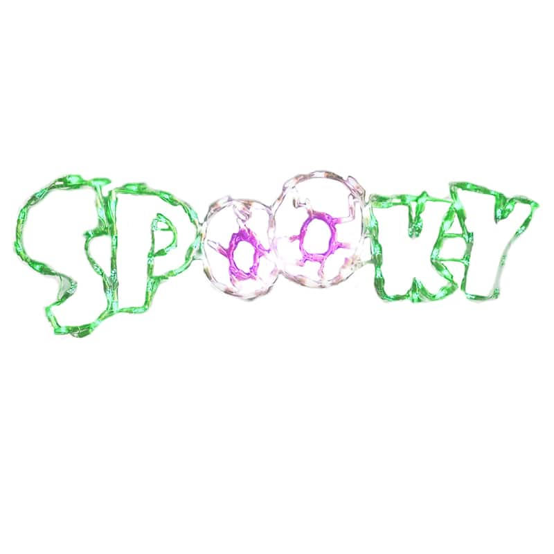LED Lighted Spooky Sign Outdoor Halloween Decoration - 44"