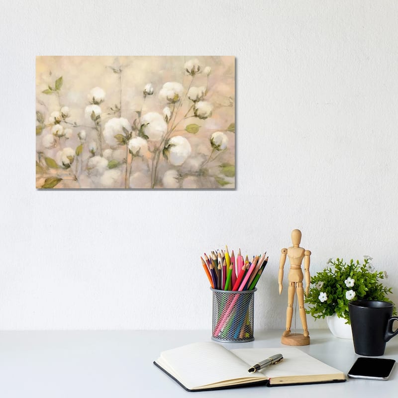 iCanvas "Cotton Field" by Julia Purinton Canvas Print - 8x12x0.75