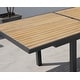 preview thumbnail 16 of 18, Catania Dark Gray 11-Piece Aluminum Outdoor Dining Set with Sling Set in Pewter