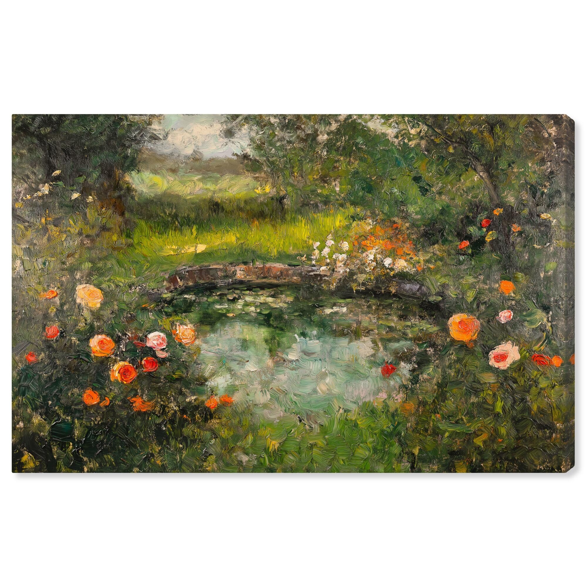 Water Lily Dream II Canvas Classic Floral Art by Art Remedy