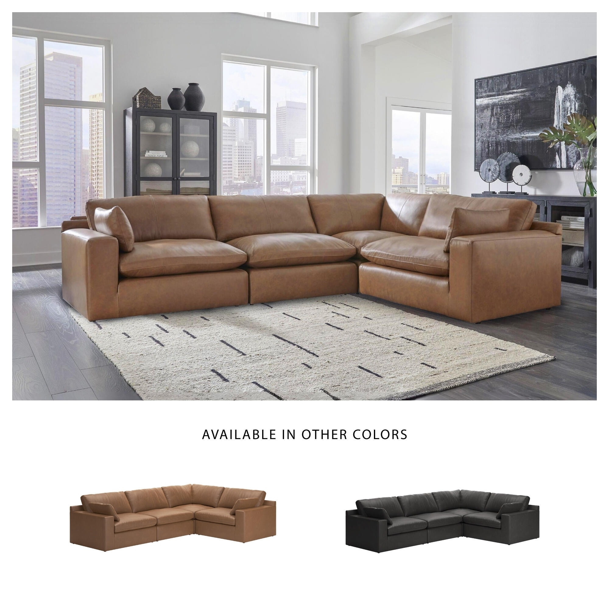 Signature Design by Ashley Emilia 4-Piece Sectional, Modern - On