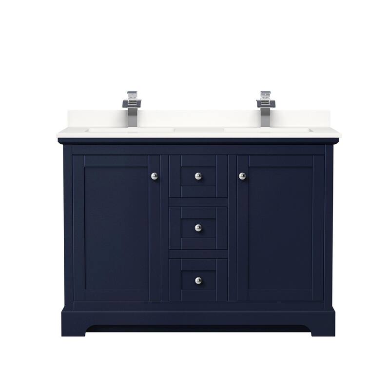Wyndham Collection WCV232348D-QTZ-UNSMXX Avery 48" Free Standing