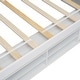 preview thumbnail 55 of 57, Wooden House-shaped Twin House Bed with Bedside Built-in Storage Shelves,Under Bed Storage,Kids and Baby