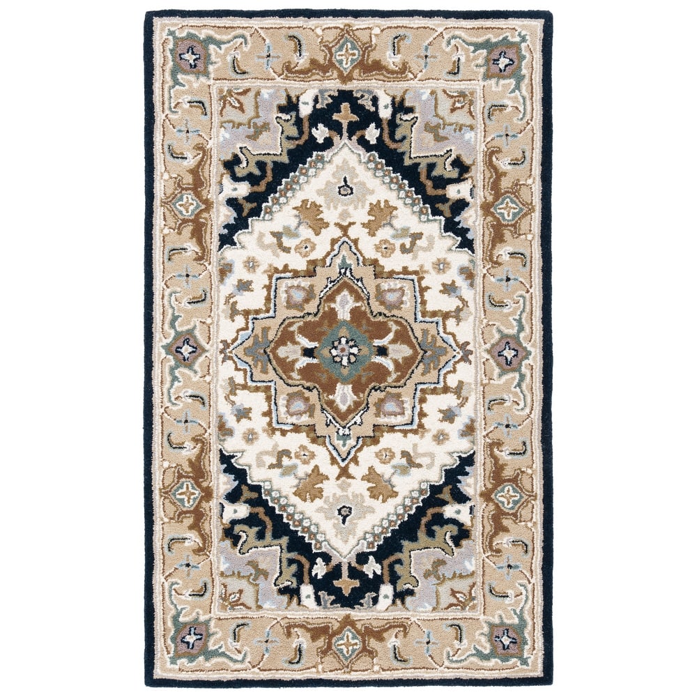 SAFAVIEH Handmade Heritage Carrol Traditional Oriental Wool Rug