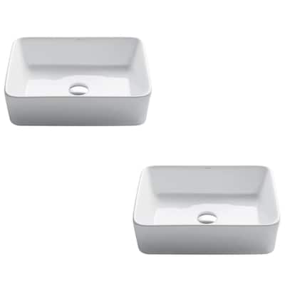 Kraus Pack of (2) Elavo 19" Ceramic Vanity Top