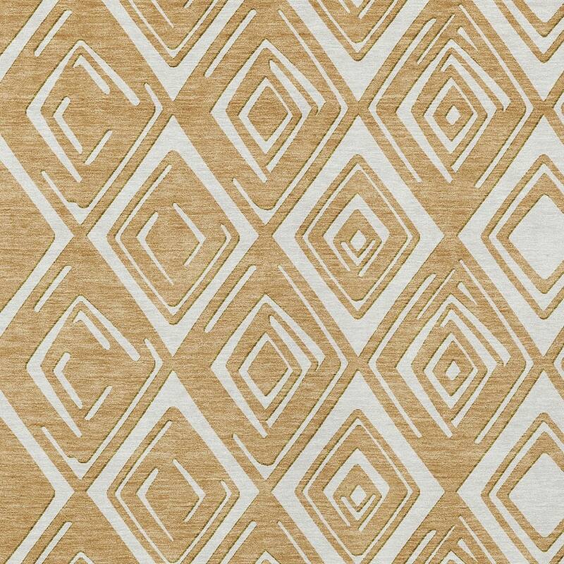 HomeRoots Geometric Transitional Rectangle Outdoor Rug