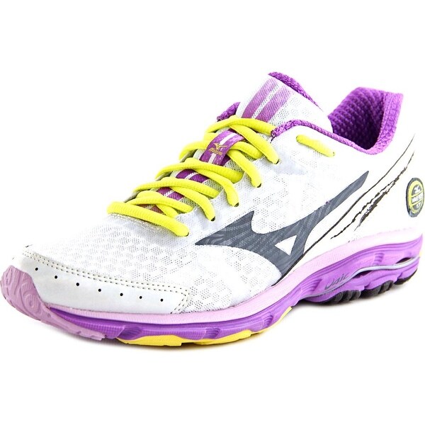Mizuno Wave Rider 17 Women Round Toe Synthetic White Running Shoe