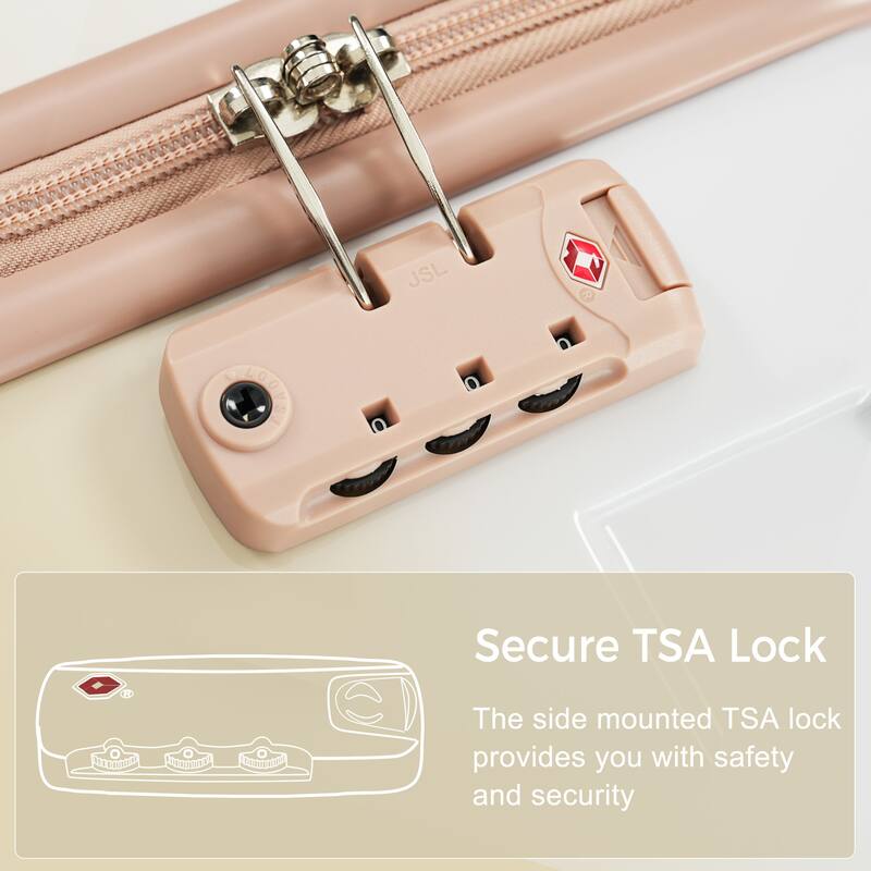 3PCS ABS Hardshell Luggage Sets with TSA Lock