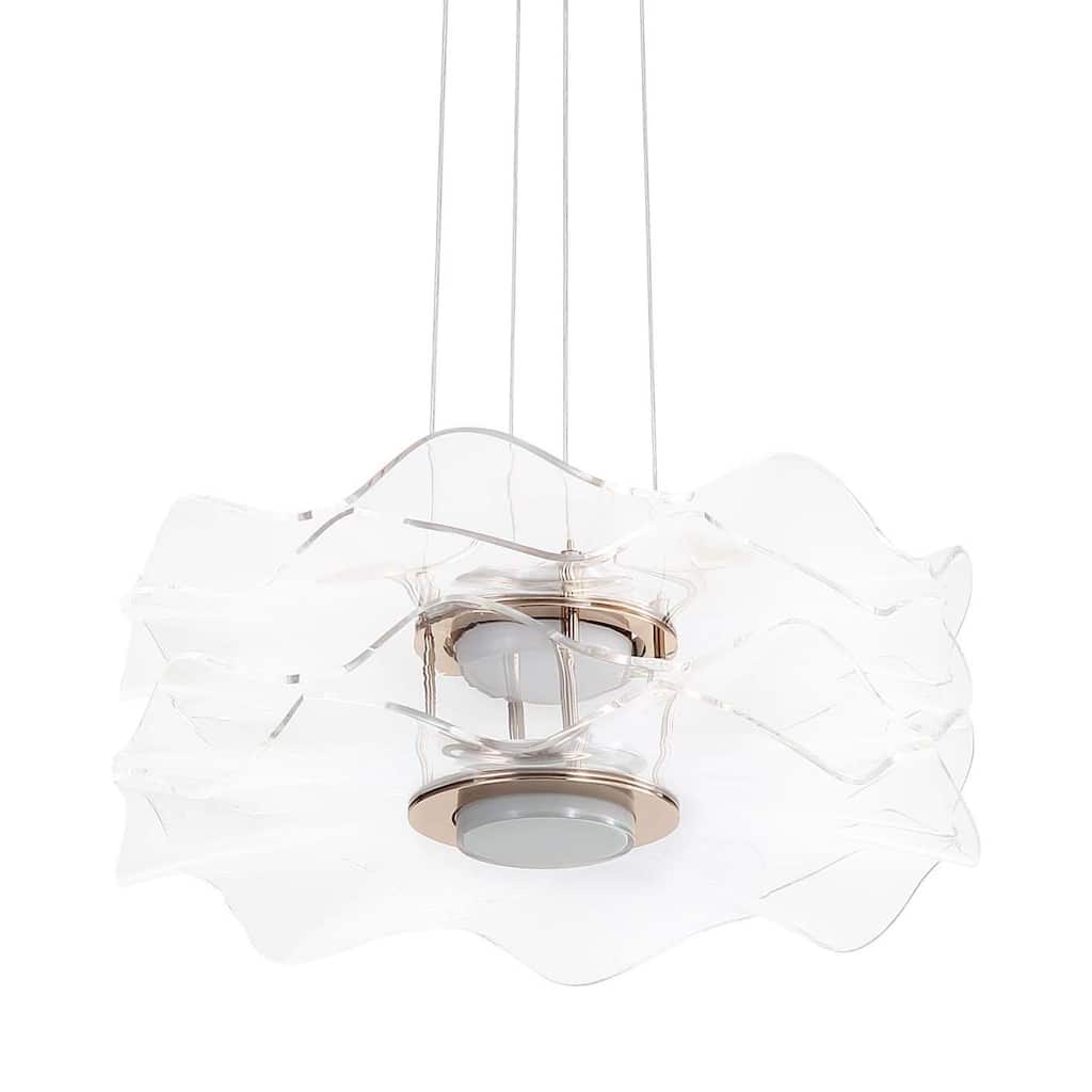 Golden Lighting 8046-2P Vetrina 24" Wide Pendant