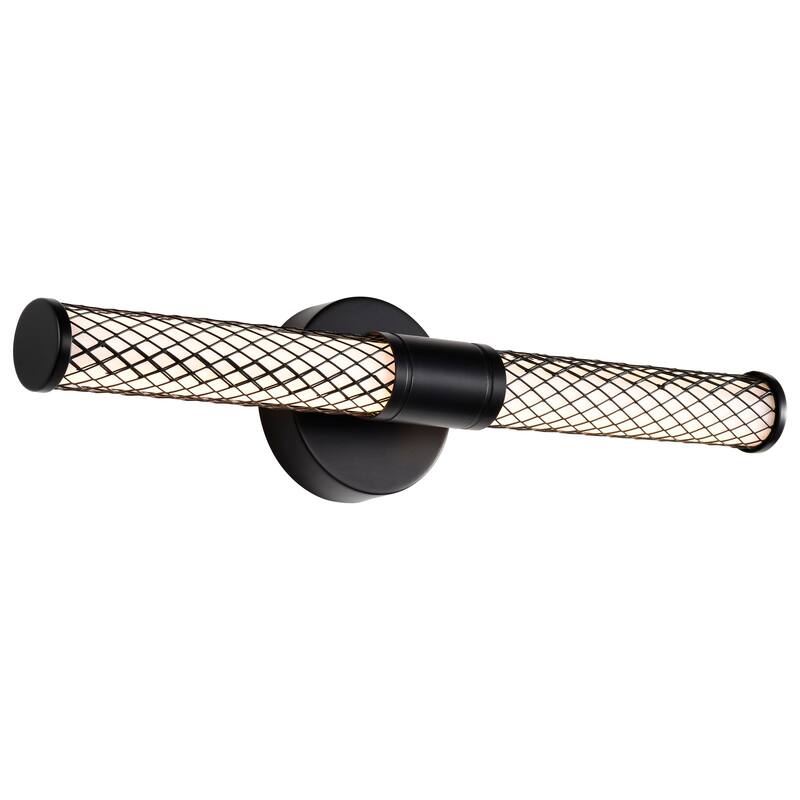 Kingsport 20 Inch LED Vanity Matte Black Acrylic Lens