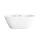 Option Glossy White with Brushed Gold Trim