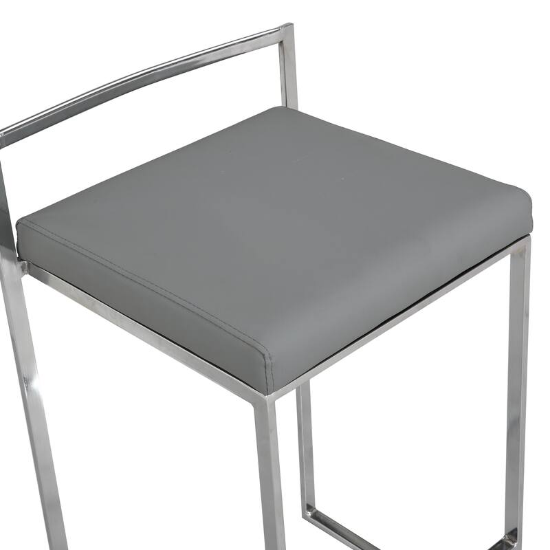 Valerius 25.25 Inch Upholstered Counter Stool