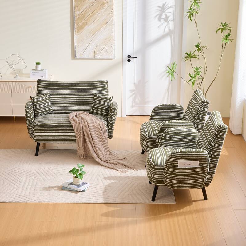 Modern style two-seater sofa