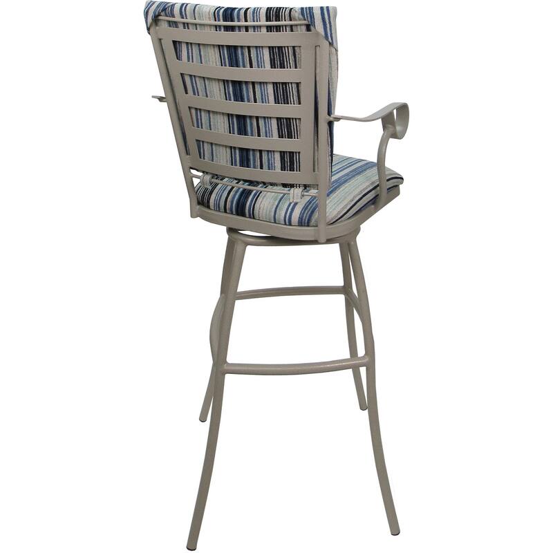 Set of 3 Outdoor Indoor Bar Stool Counter Extra Tall - Jenna PB Arms