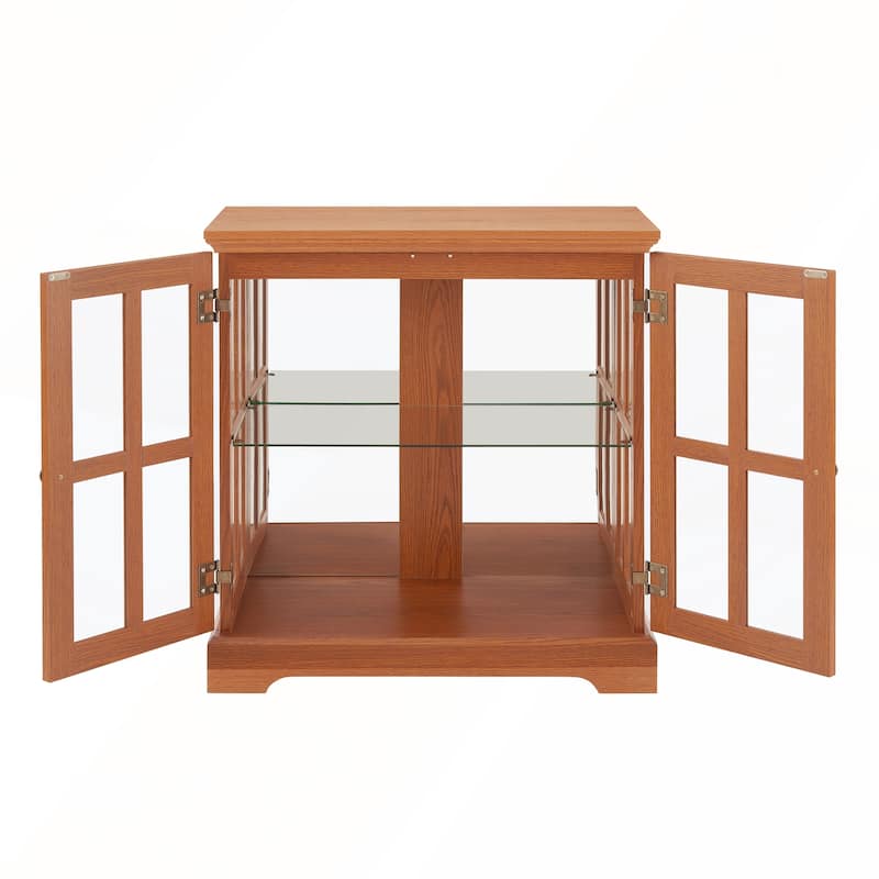 LED Curio Display Cabinet with Adjustable Shelves