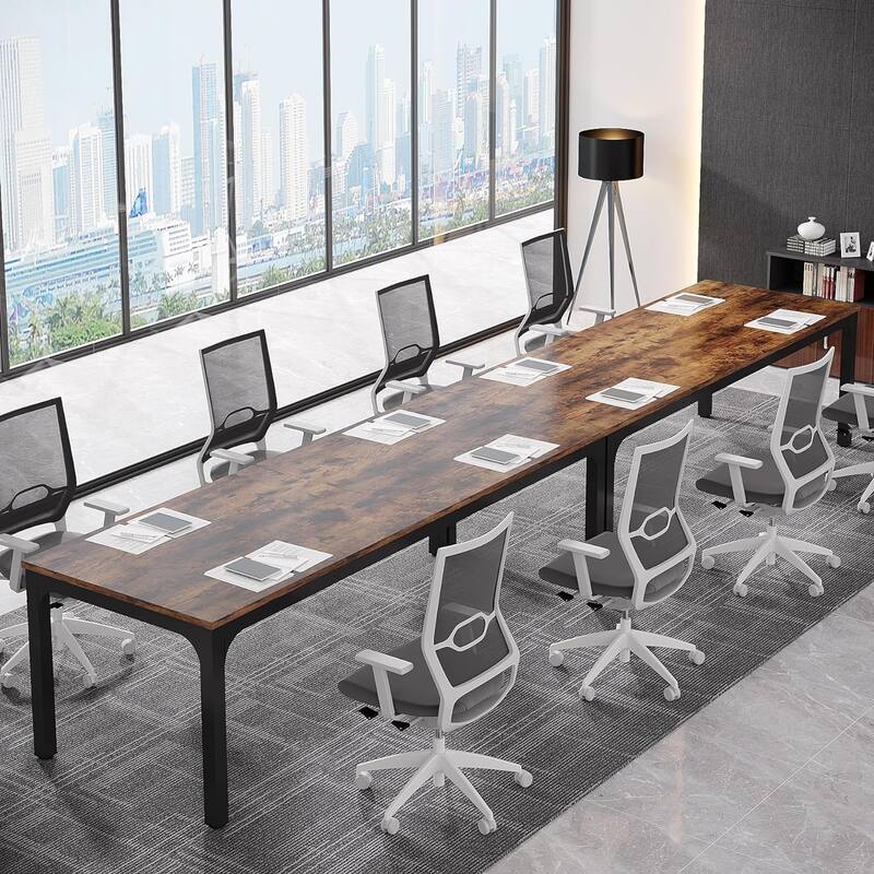 78.74" Large Rectangle Conference Table/Desk, Modern Seminar Meeting Table, Business Tables for Boardroom & Office