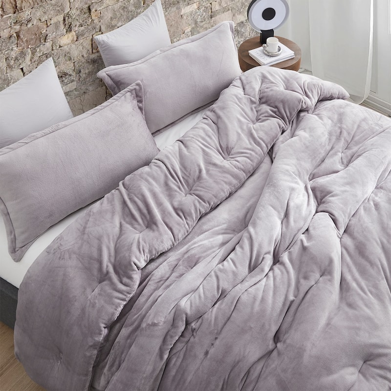 Thicker Than Thick® - Coma Inducer® Oversized Comforter Set - Standard Plush Filling - Opal Gray