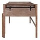 preview thumbnail 6 of 6, Natural Full Size Solid Pine Wood Loft Bed with Hanging Clothes Racks, Guardrail