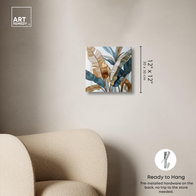 Paradise Fronds II Canvas by Art Remedy, Gallery Wrapped