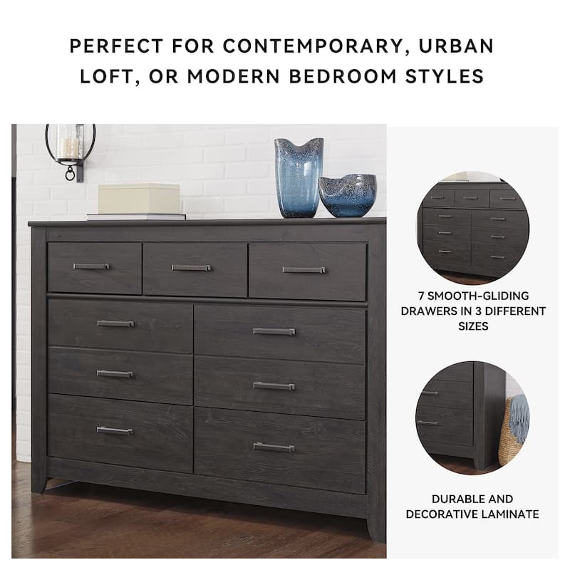 Signature Design by Ashley Brinxton Urban Charcoal Dresser
