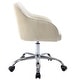 preview thumbnail 51 of 117, Corvus Braff Velvet Upholstered Adjustable Ergonomic Office Chair