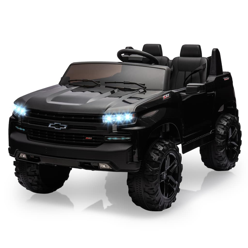 24V 2-Seater Electric Kids Ride-on Truck, Licensed Chevrolet Silverado for Kids Best Gifts