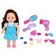 preview thumbnail 1 of 3, Dream Collection 12" Doll Hair Play Set - Brunette in Gift Box