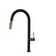 preview thumbnail 18 of 71, Single Handle Pull-Down Sprayer Kitchen Faucet K-141 - Height: 17.25" Spout H: 9" Spout R: 9"