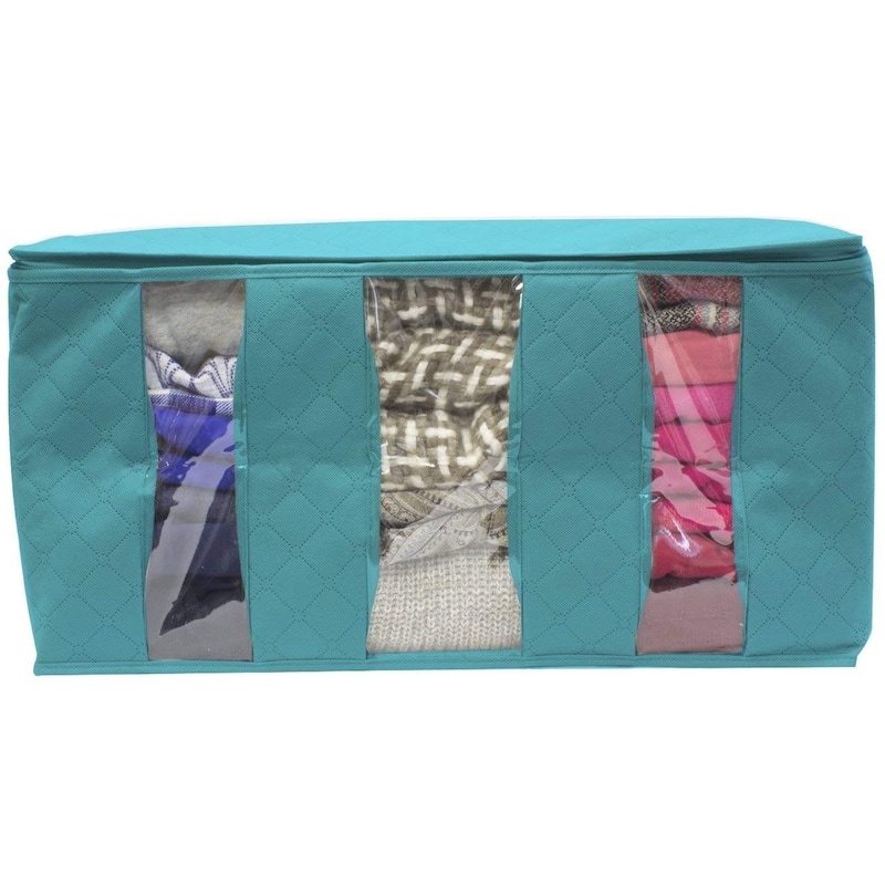 Foldable Storage Bag Organizers (Single) - 19" L X 14" W X 8" H