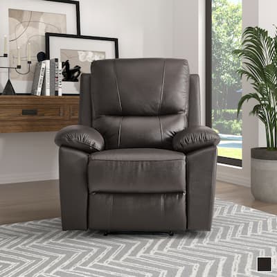 Harrington Faux Leather Manual Reclining Chair