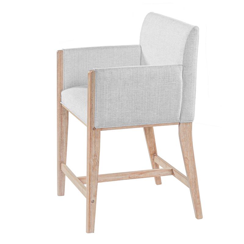 Christopher Knight Home - Modern Upholstered Counter Stools with Arms - Set of 2