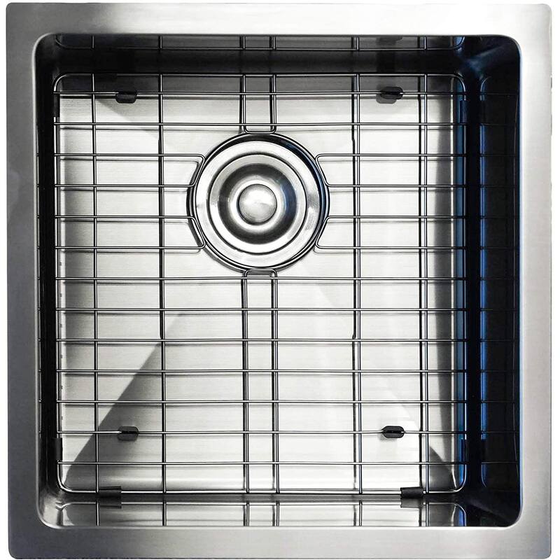 1717 17 Inch Under-mount Stainless Steel Single Bowl Kitchen Sink - Nickel