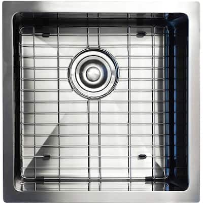 1717 17 Inch Under-mount Stainless Steel Single Bowl Kitchen Sink