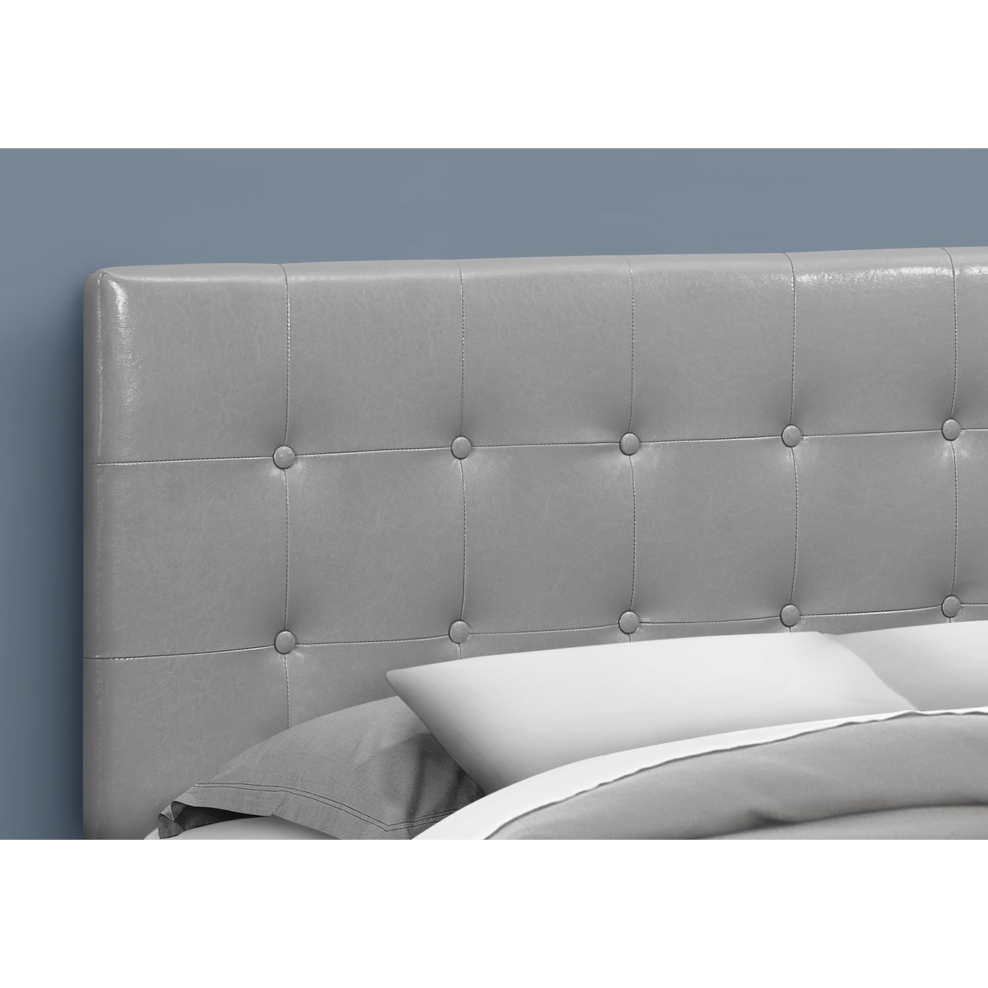 Bed, Headboard Only, Queen Size, Bedroom, Upholstered  Pu