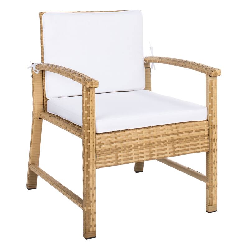 SAFAVIEH Outdoor Diya 4-Piece Patio Set - 43W x 31D x 26H