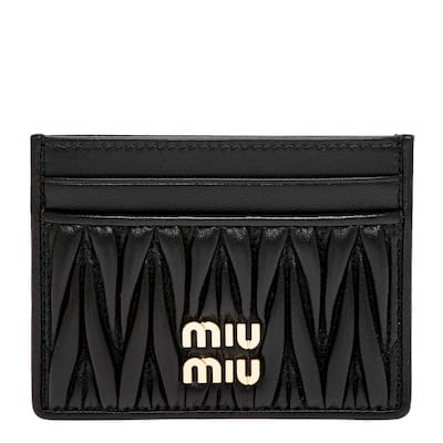 Miu Miu Matelassé Card Holder