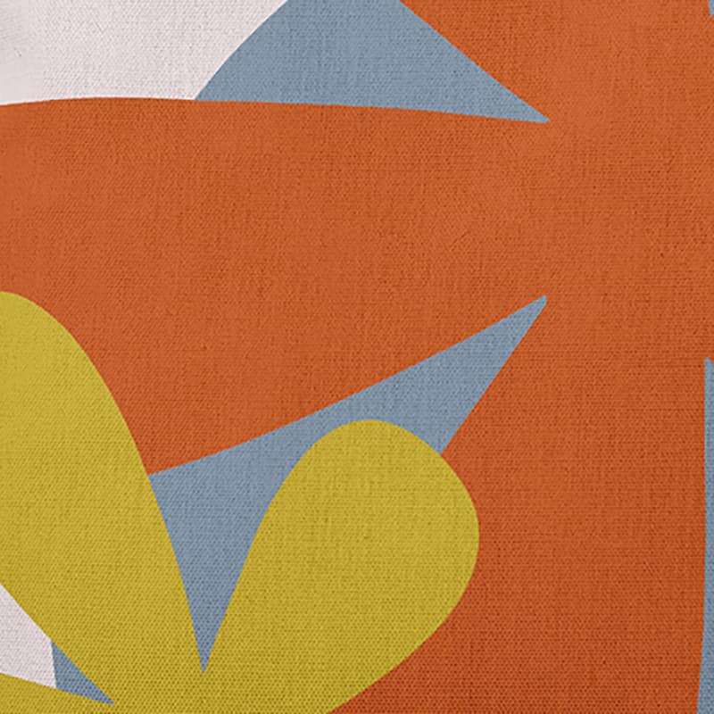 Bold Flowers Polyester Indoor Pillow